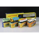 Boxed Matchbox Series Major Pack M9 Inter-State Double Freighter diecast model set, plus 4 x boxed