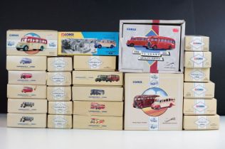 25 Boxed Corgi Classics diecast models, featuring ltd edn examples, to include 20 x Classic