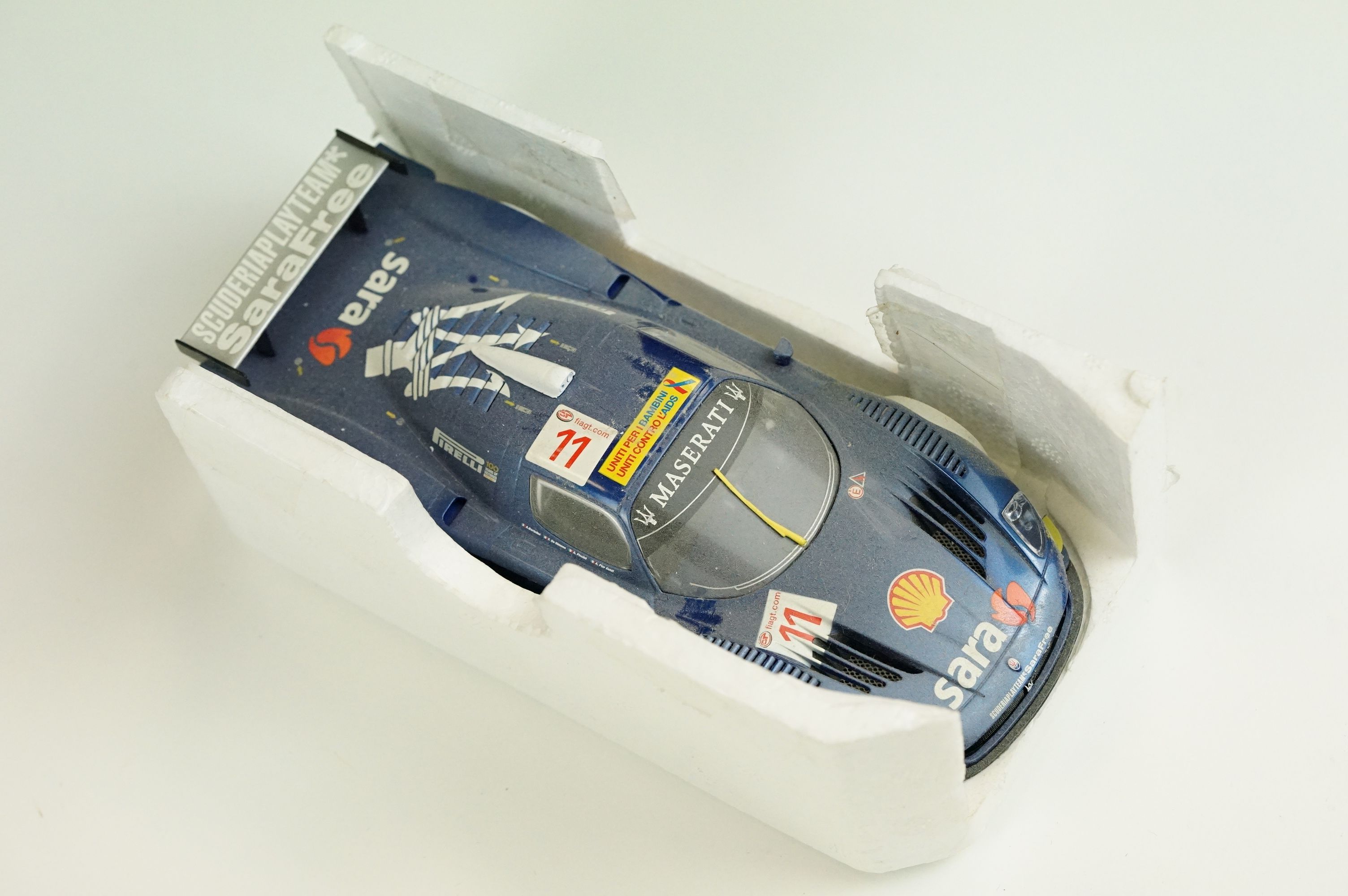 13 Scalextric slot cars to include Williams FW 20 Twin Pack etc, 10 slot cars in original - Image 11 of 17