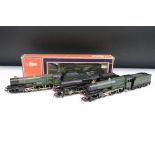 Four Lima OO gauge locomotives to include a boxed King George V, 2 x unboxed George V and a 42700 BR