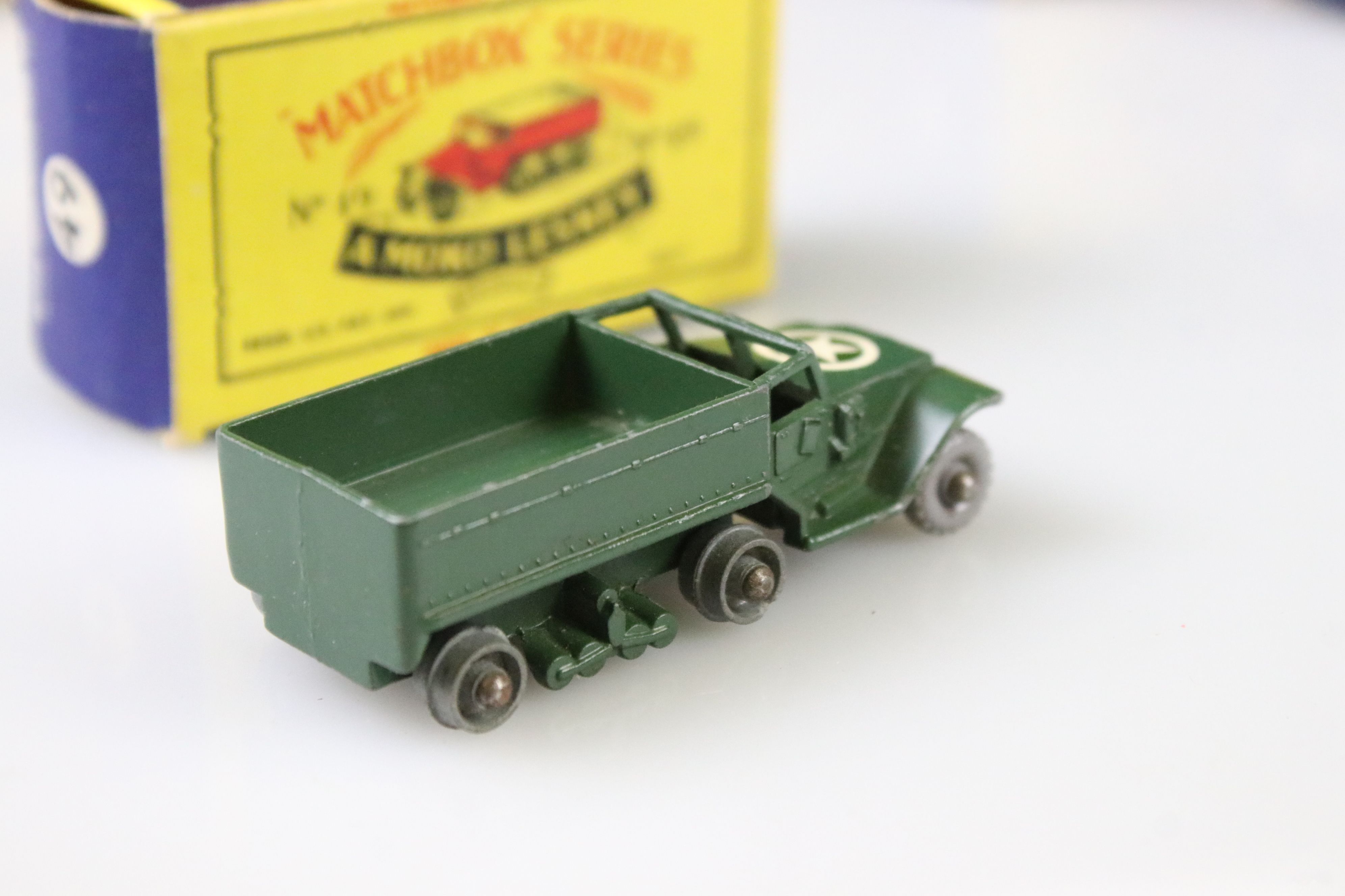 10 Boxed Matchbox Lesney 75 Series diecast models to include 1 Diesel Road Roller, 49 Army Half - Image 10 of 26