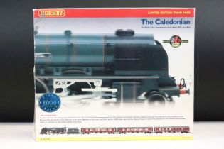 Boxed ltd edn Hornby OO gauge R2112 The Caledonian Train Pack complete with Duchess Class