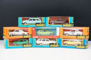 Eight boxed Solido diecast models to include 10 Renault, 5 x Gam 1 and 2 x Gam 2, diecast ex,