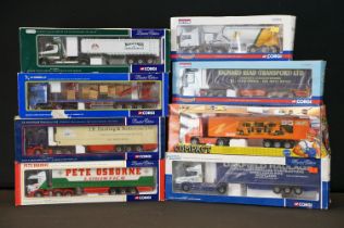 Seven boxed Corgi ltd edn diecast models to include CC12811 Oakfield Haulage, CC12209 Pete Osborne