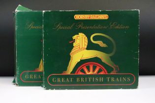 Two boxed Hornby OO gauge Train Packs to include R2032 The Midlothian and R2031 The Bristolian, both