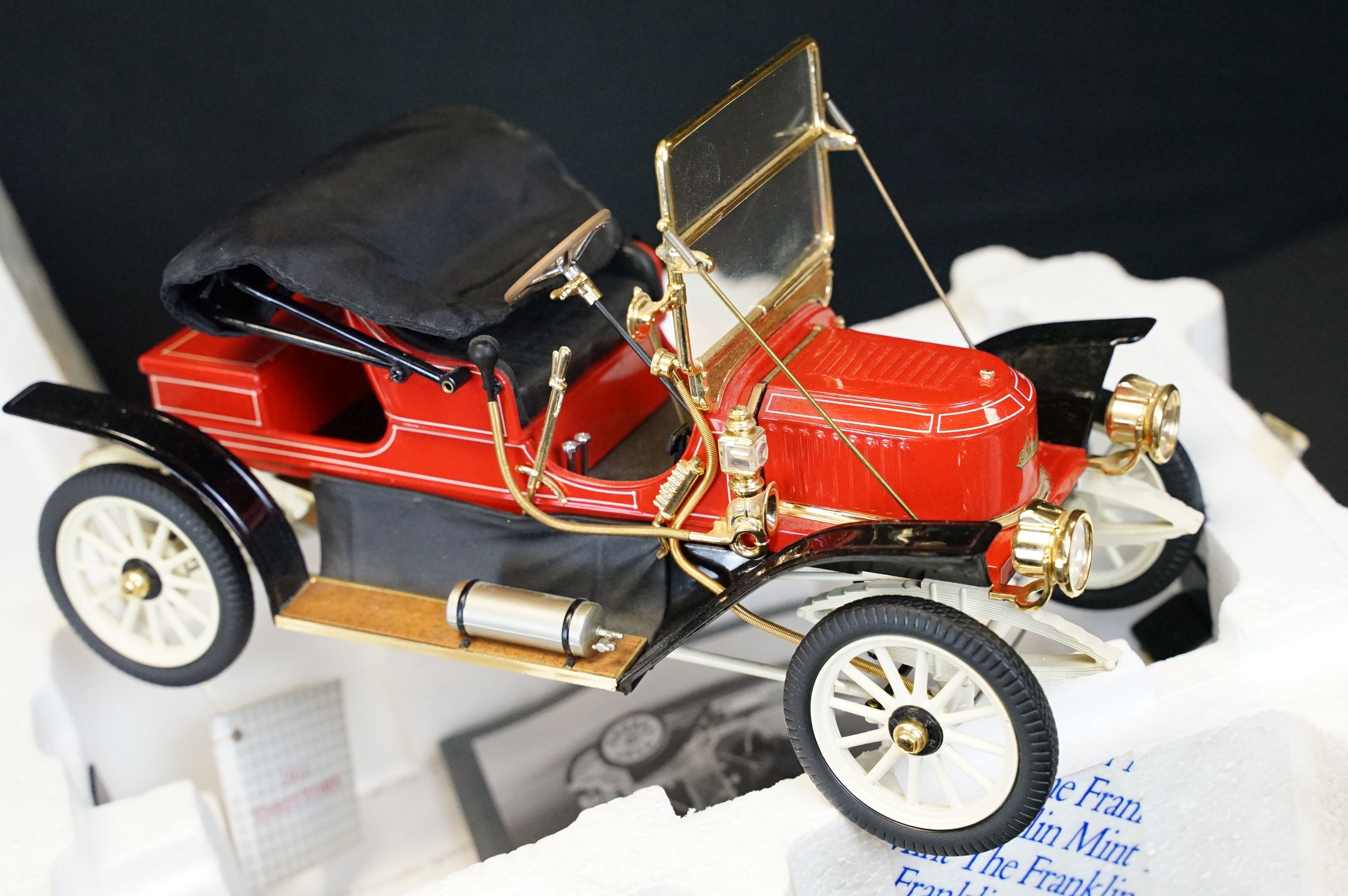 Four boxed Franklin Mint 1/24 diecast models to include 1948 MGTC, The 1903 Ford Model A, 1911 - Image 4 of 16