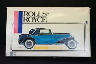 Boxed and unbuilt Rivarossi 1/8 Rolls Royce Phantom II Sedanca Coupe 1932 plastic model kit, with