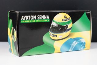 Boxed Paul's Model Art Minichamps Ayrton Senna Racing Car Collection 1/18 540851812 Lotus Renault
