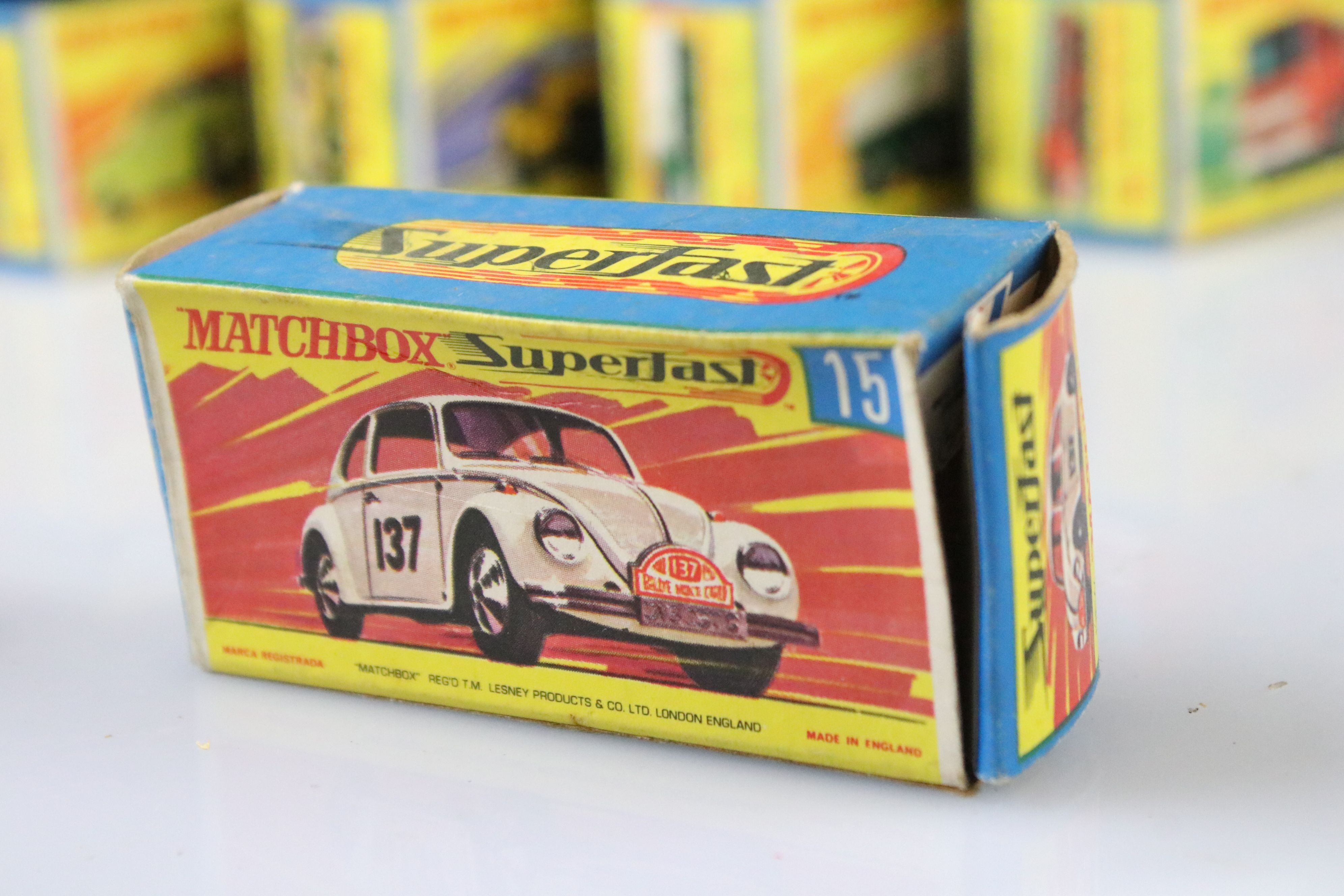 17 Boxed Matchbox Superfast diecast models to include 41 Ford GT, 29 Racing Mini, 57 Landrover - Image 13 of 53