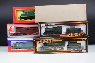 Five boxed OO gauge locomotives to include 2 x Palitoy Mainline, 2 x Lima featuring Western