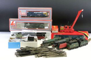 Group of OO gauge model railway to include locomotives, track, spares and repairs, features a KTM