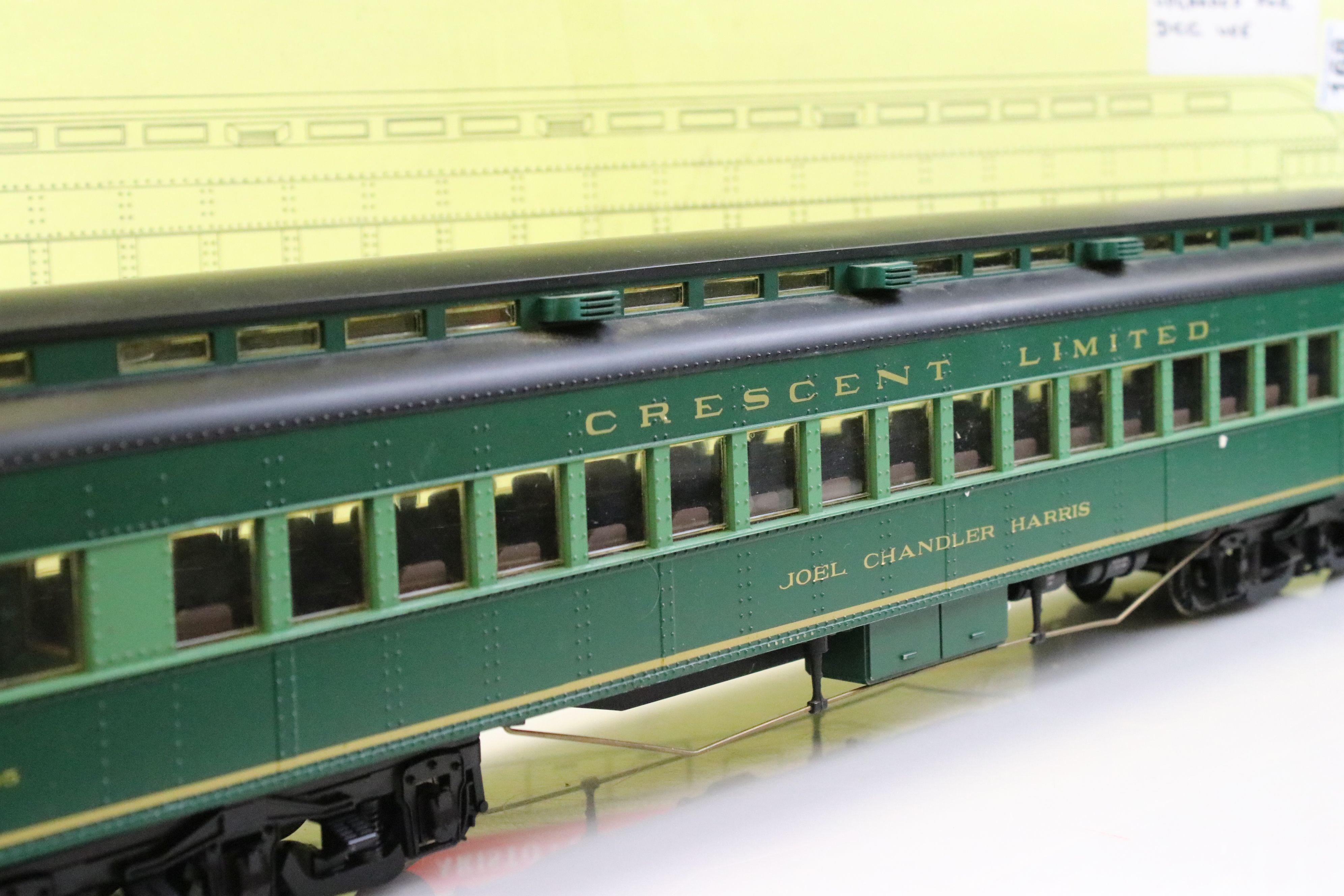 Boxed Aristo Craft Trains #1 Gauge ART31405 Heavyweight Passenger Car HWT Observation S Crescent, - Image 5 of 9