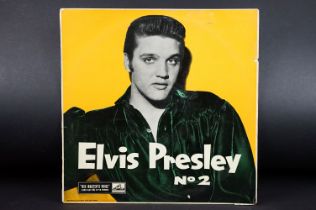 Vinyl - Elvis Presley No.2 on HMV CLP 1105, gold lettering on label, original UK pressing. Sleeve