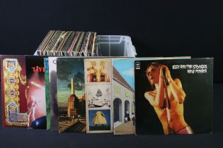 Vinyl - Over 75 Rock & Pop LPs to include Iggy & The Stooges, Badfinger, ACDC, Pink Floyd x 3, Queen