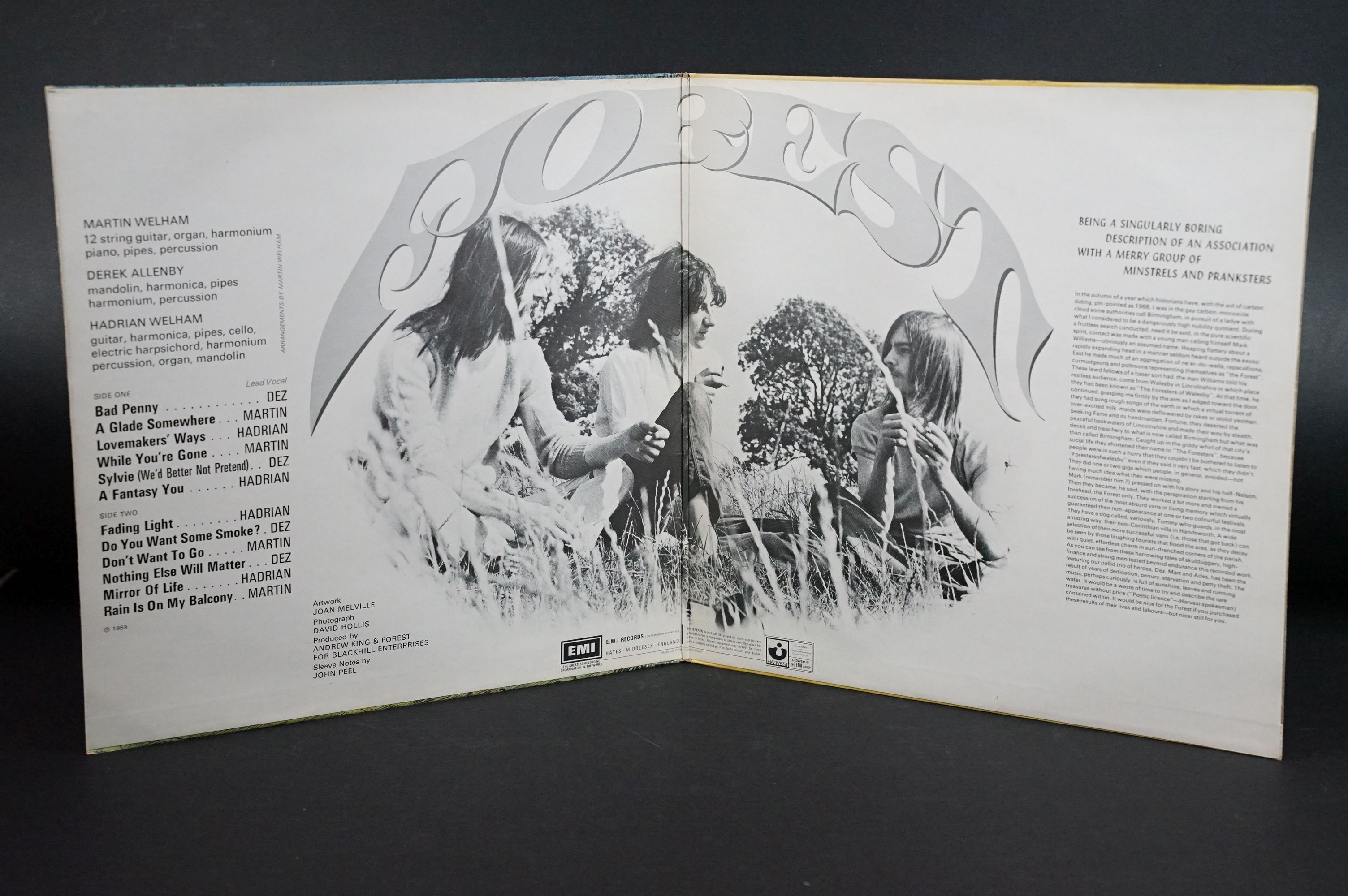Vinyl - Forest self titled LP on Harvest Records SHVL 760. Original UK 1st pressing, no EMI on - Image 2 of 7