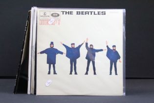 Vinyl – 8 The Beatles and related LPs to include Help! (PMC 1255) mono, The Gramophone Col Ltd and