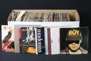 Vinyl - Over 150 1970’s and 1980’s Rock and Pop 7” singles, to include: David Bowie, Bruce