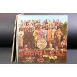 Vinyl - 7 The Beatles LPs to include Sgt Pepper, Revolver, Hard Days Night, Rubber Soul, Help!, With