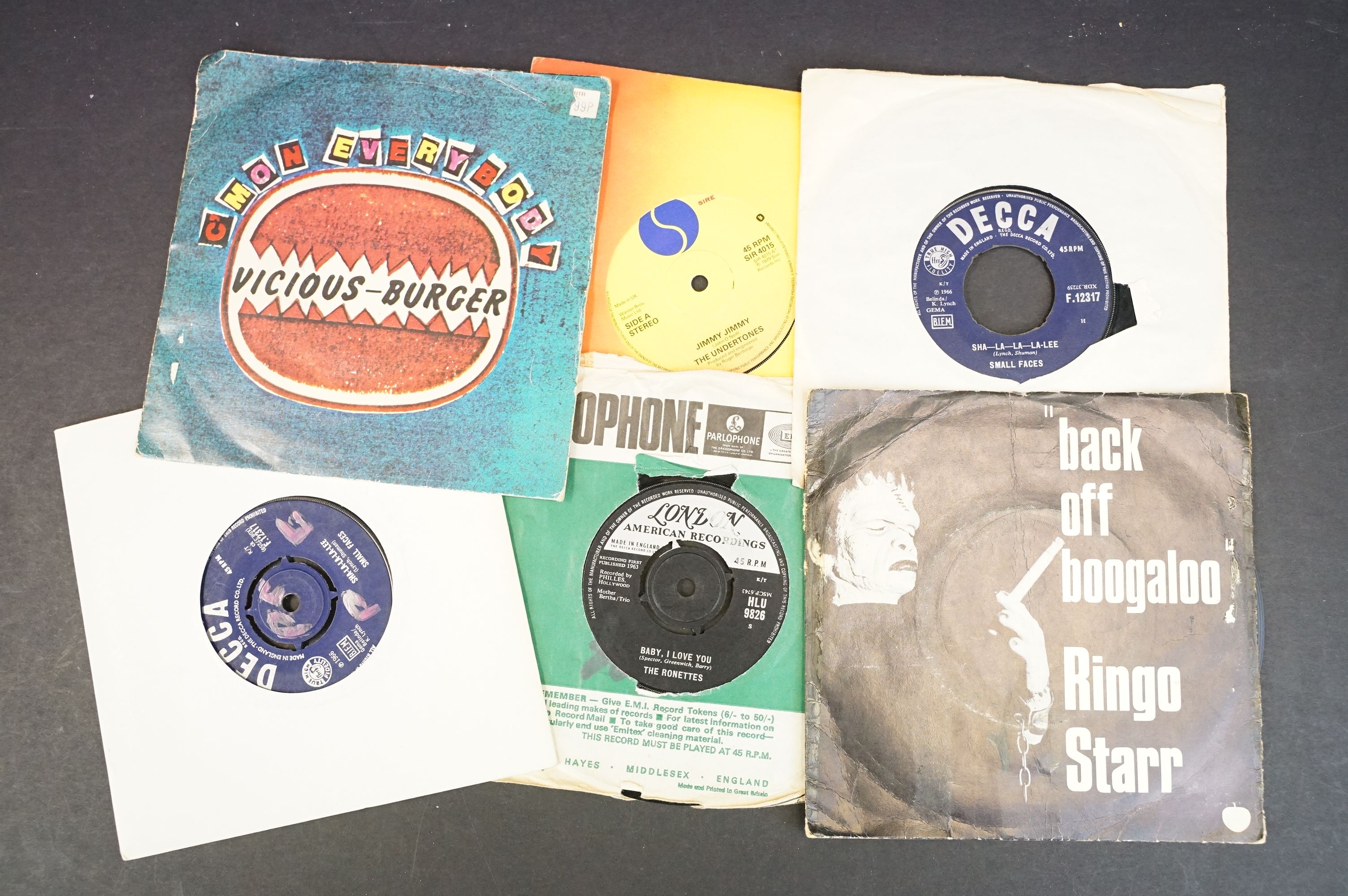 Vinyl - Approx 300 7" singles & EPs to include The Undertones, Oasis, Little Richard, Small Faces, - Image 2 of 4