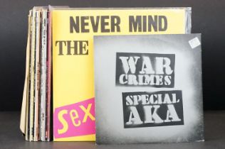 Vinyl - Punk / New Wave / 2 Tone, 13 albums Five 12” and one 10” single, to include: Sex Pistols -