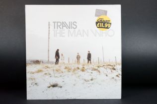 Vinyl - Travis The Man Who LP on Independiente ISOM 9LP with original price and hype sticker to