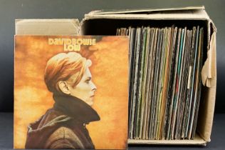 Vinyl - Approx 50 Rock, Pop & Soul LPs and 25 12" singles to include David Bowie, The Beatles,