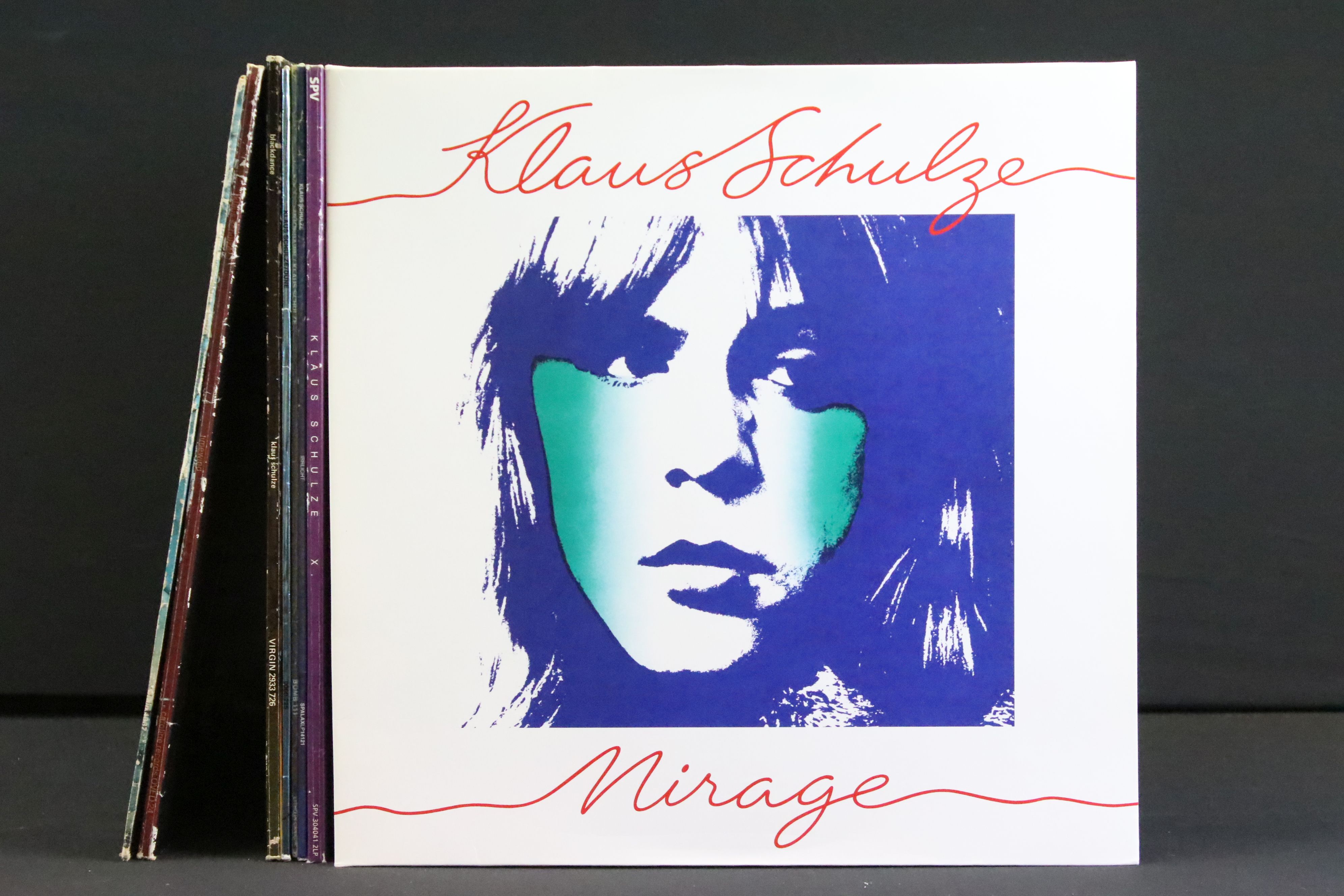 Vinyl - Krautrock - Klaus Schulze 8 albums to include: Mirage (German 2009, Revisited Records SPV