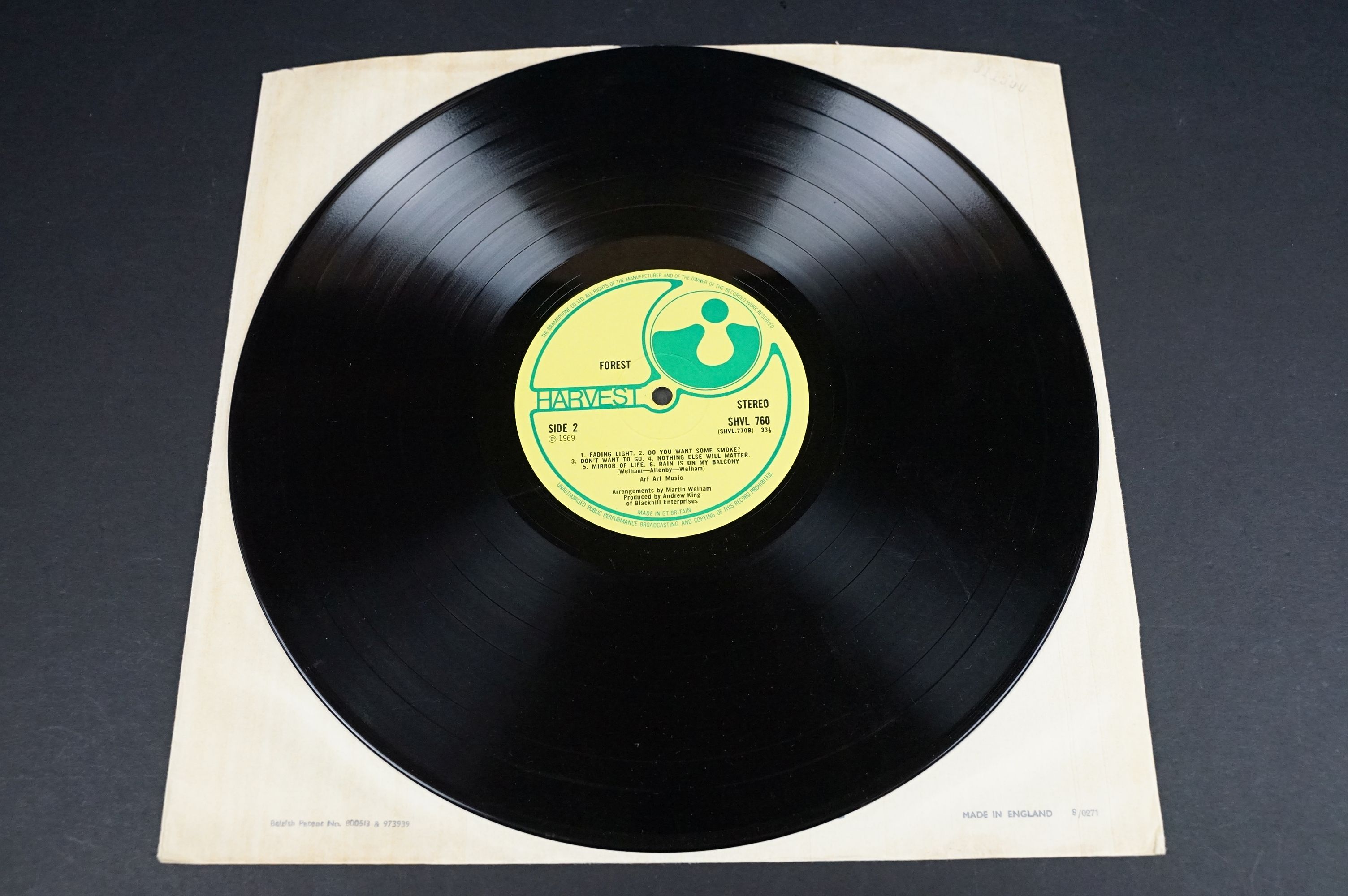 Vinyl - Forest self titled LP on Harvest Records SHVL 760. Original UK 1st pressing, no EMI on - Image 6 of 7