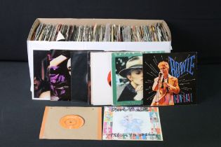 Vinyl - Over 150 1970’s and 1980’s Rock and Pop 7” singles to include: David Bowie x 4, The Who,