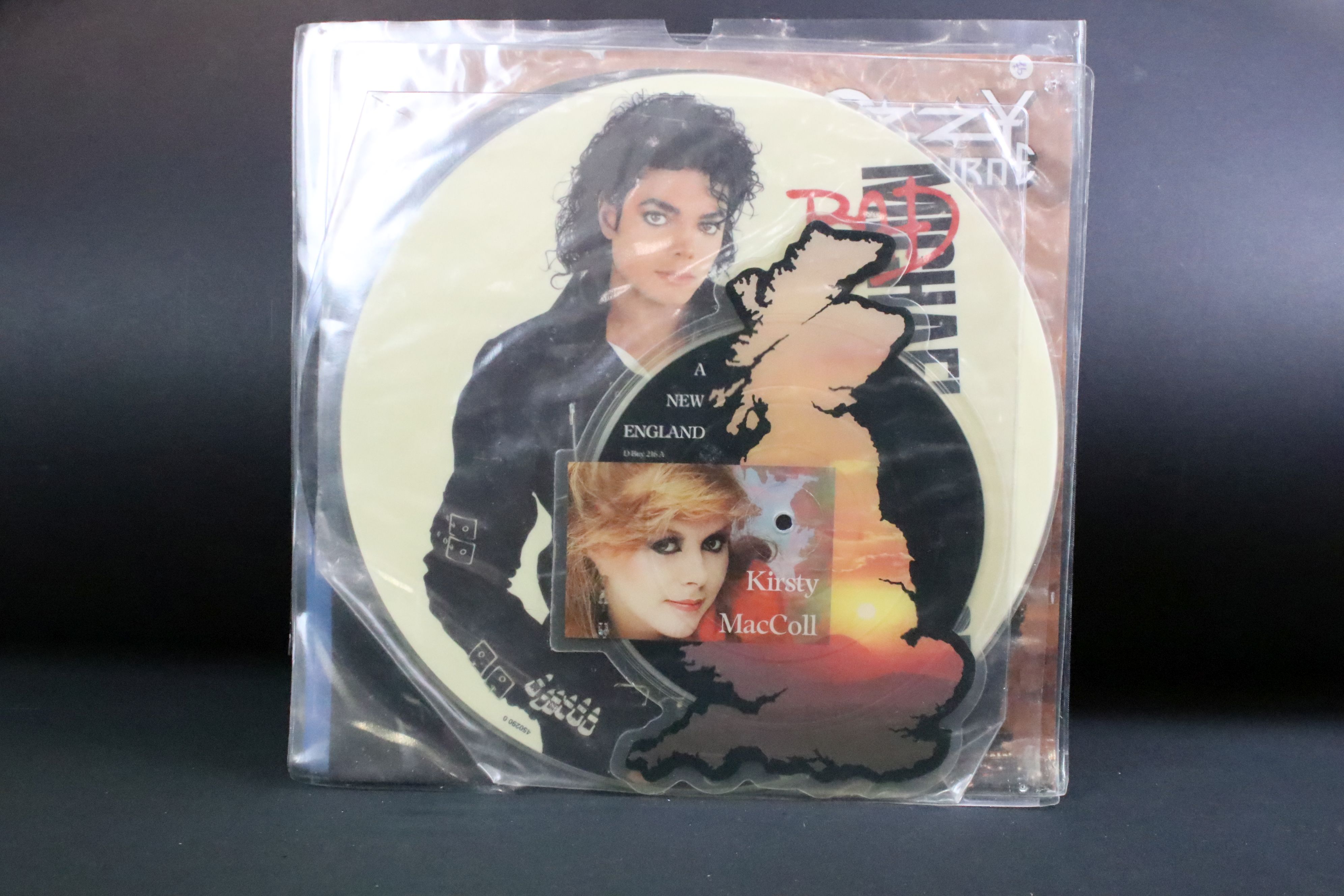 Vinyl - 10 Rock & Pop picture discs / shaped discs to include: Michael Jackson - Bad (Album - Image 3 of 8