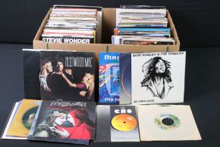 Vinyl - Over 200 mainly Rock, Pop & Soul 7" singles spanning decades to include Alice Cooper,