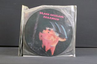 Vinyl - 6 Black Sabbath and related UK Picture Discs to include: Paranoid (Album P/S, Nems