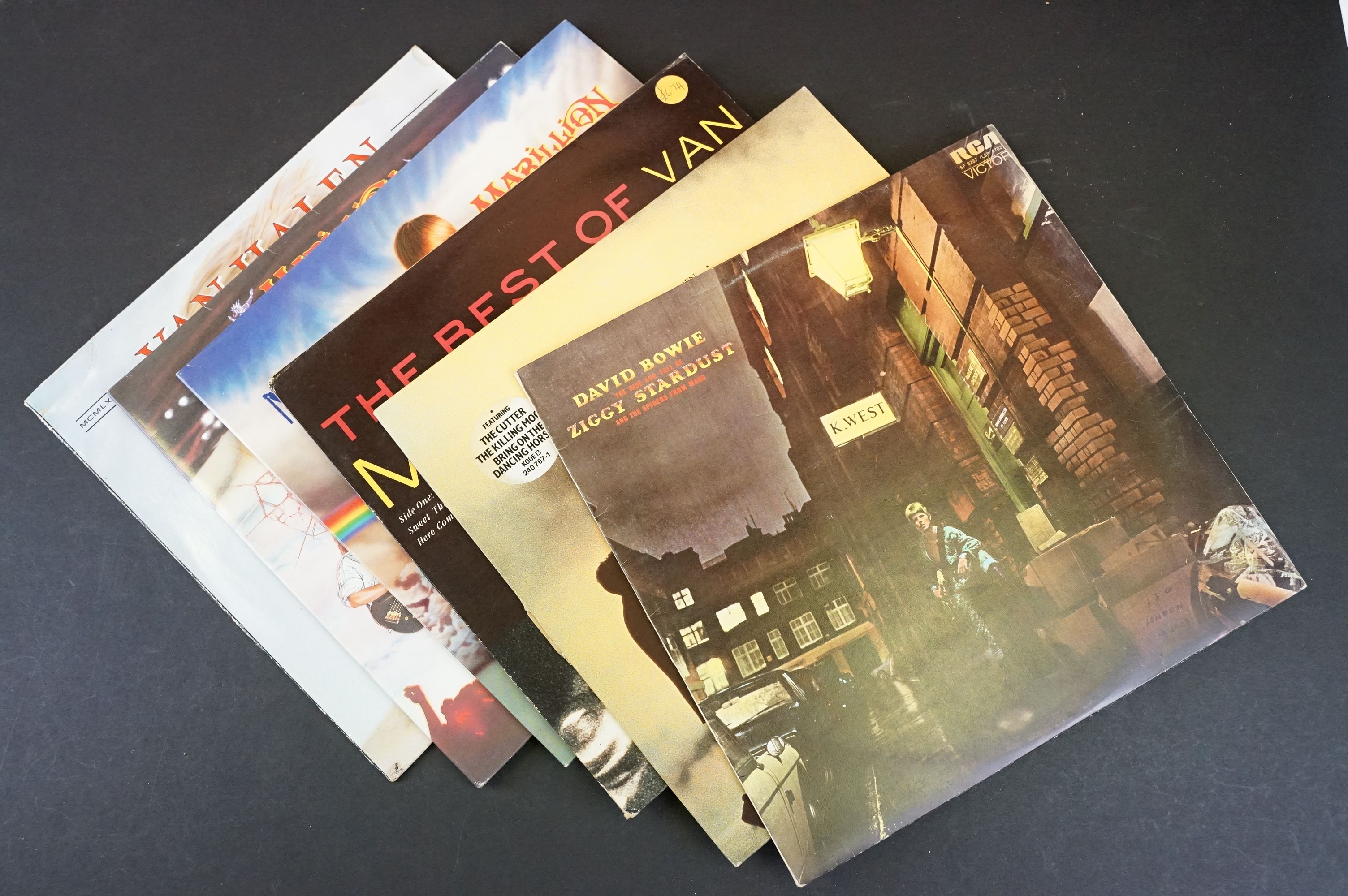 Vinyl - Over 150 Rock, Pop LPs to include Marillion x 2, David Bowie x 6 Echo & The Bunnyment, Van - Image 3 of 5