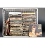 Vinyl - Approx 300 mainly 70s and 80s rock, pop, soul etc 7" singles to include David Bowie x 16,
