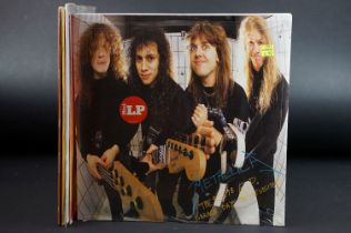 Vinyl - 6 Metallica 12" to include Whiplash (MRS-04) in open shrink Ex, Harvester Of Sorrow (METAL