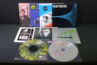 Vinyl - Krautrock - Kraftwerk 8 albums and one 12" to include: Kraftwerk (UK 1973 double album