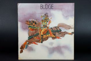 Vinyl - Budgie self titled LP on MCA MKPS2018 original UK front laminated sleeve. Sleeve Vg, Vinyl