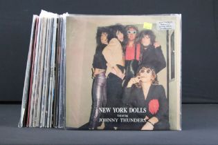 Vinyl - 22 Rock & Pop 22 LPs and 5 12” singles to include The New York Dolls (2 x 12” one Blue