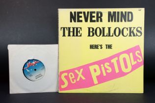 Vinyl - Sex Pistols Never Mind The B****cks on Virgin Records V 2086, 7” VDJ 24. Original UK 1st