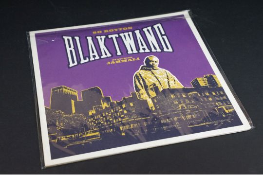 Vinyl - Blak Twang – So Rotton. Original UK 2002 12", Banksy Artwork cover + Insert, Bad Magic ‎ - Image 2 of 4