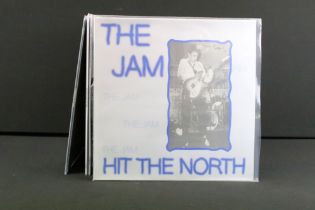 Vinyl - 4 Private pressing albums by The Jam and related to include: Hit The North Live 1980 (