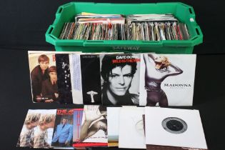 Vinyl - Approx 200 Rock, Pop, Soul, Dance 7" singles to include The Temptations, Animals, Bruce