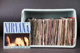 Vinyl - Approx 100 Rock & Pop 7" singles to include Nirvana, Primal Scream, Guns N Roses, KISS,