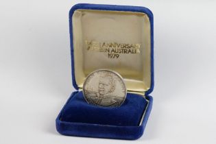 A 1979 150th Anniversary of Western Australia medallion.