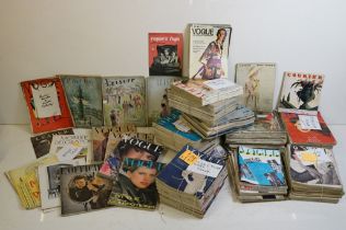 Vogue Magazines - An extensive collection vogue fashion magazines covering 1930's - 1980's, issues