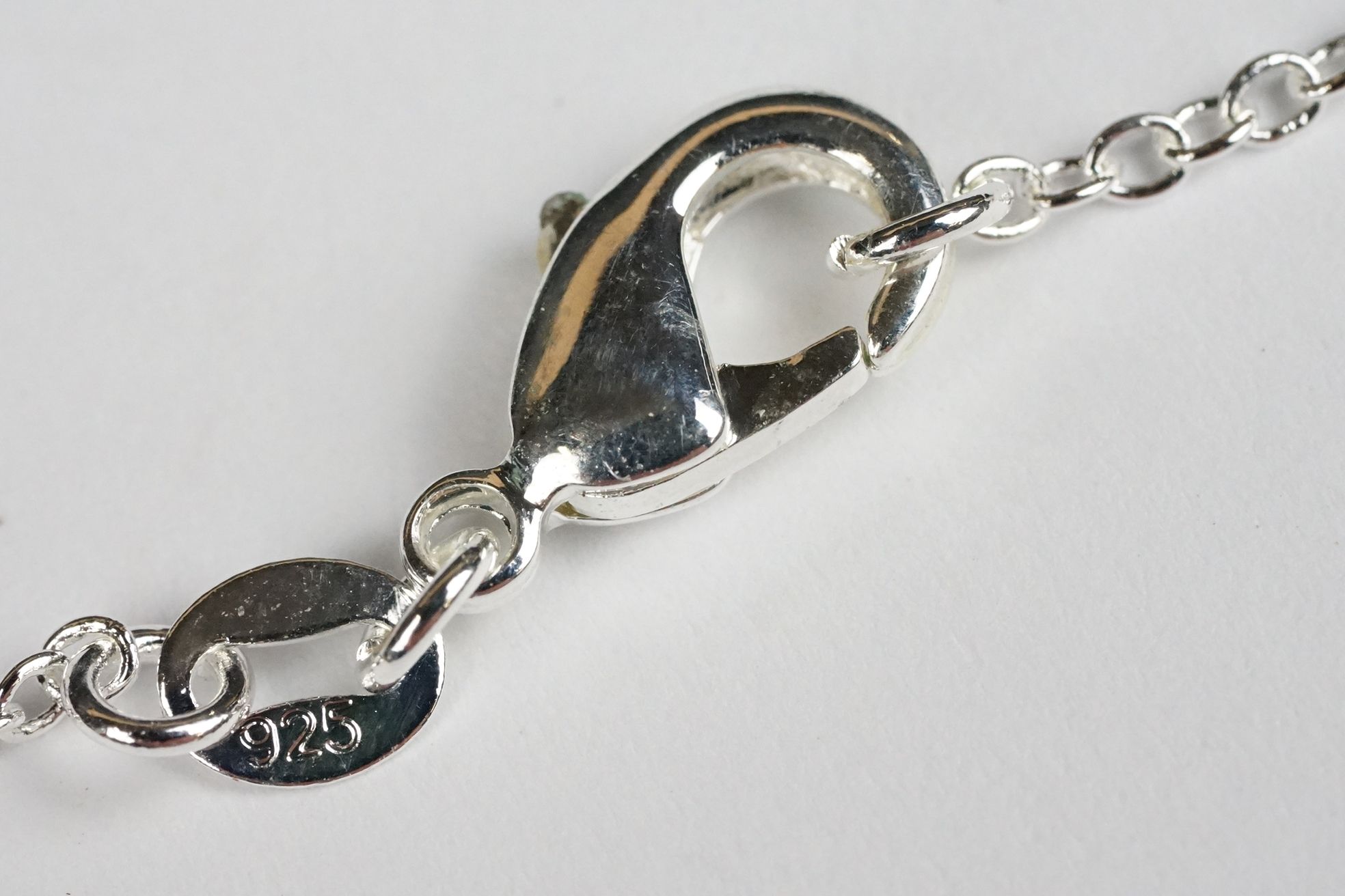 Silver Moon and Cat Pendant Necklace - Image 7 of 7