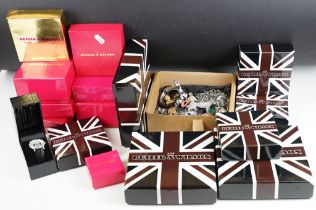 A collection of contemporary Butler & Wilson costume jewellery together with associated boxes.