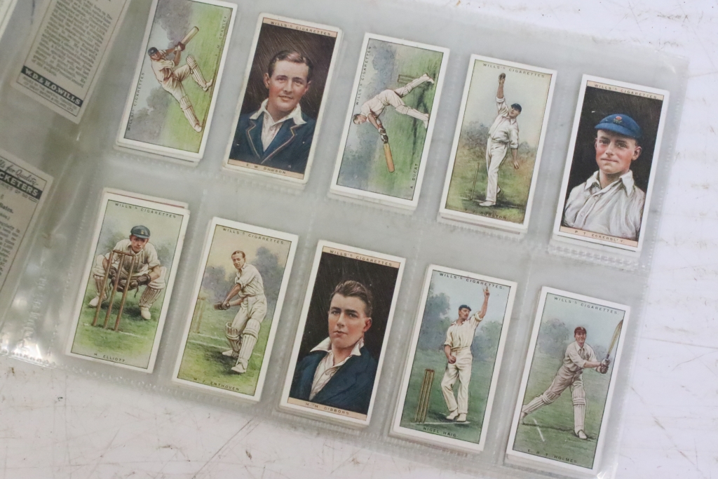 A full set of Wills cricketers second series of 50 cigarette cards, together with Players 1934 - Image 7 of 9