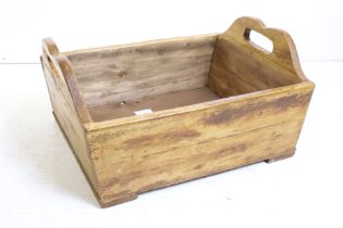 Pine Dough Trug, 46cm long x 32cm high