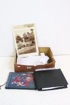 Box of Assorted Black and White Photographs including Military interest, Europe, Asia, etc